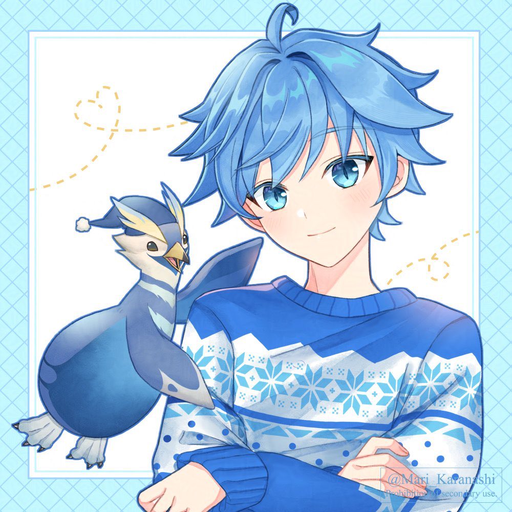 Mari_Karanashi's tweet photo. 重雲お誕生日おめでと！❄️
再掲ですがお祝い💐
#重雲生誕祭2026 #Chongyun https://t.co/UcFz34GPft