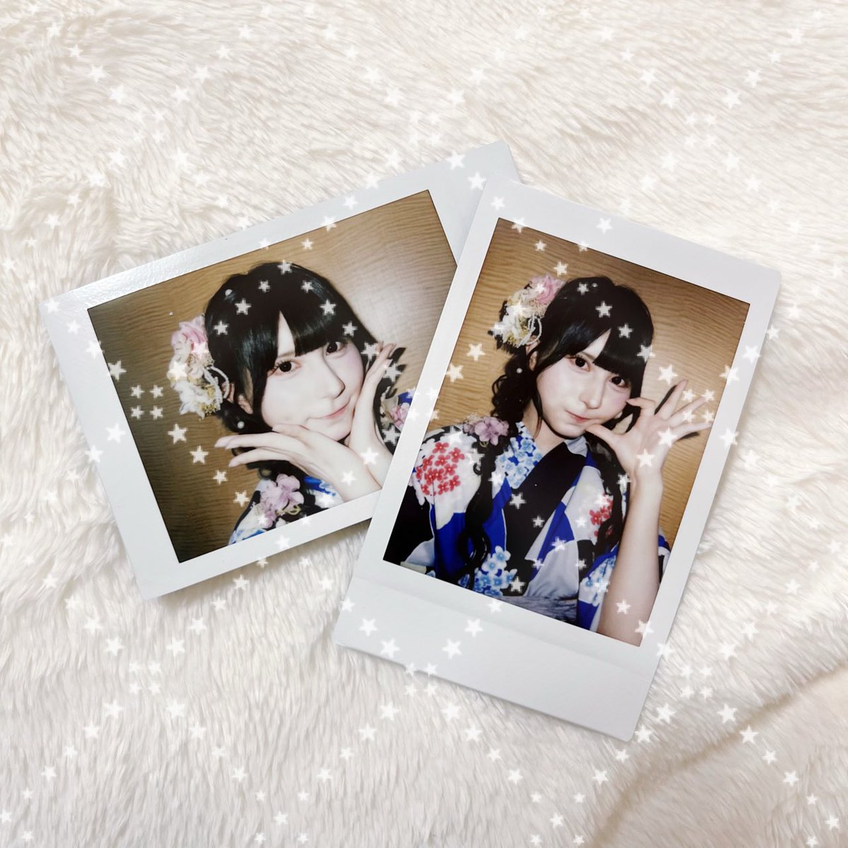 mainichi_00's tweet photo. りせぴの浴衣ランチェキ届いた🌻🎆
可愛い〜ദ്ദി ̥_  ̫ _ ̥ᐡ)💙

#りせのトリセツ https://t.co/wG45S9VAc0