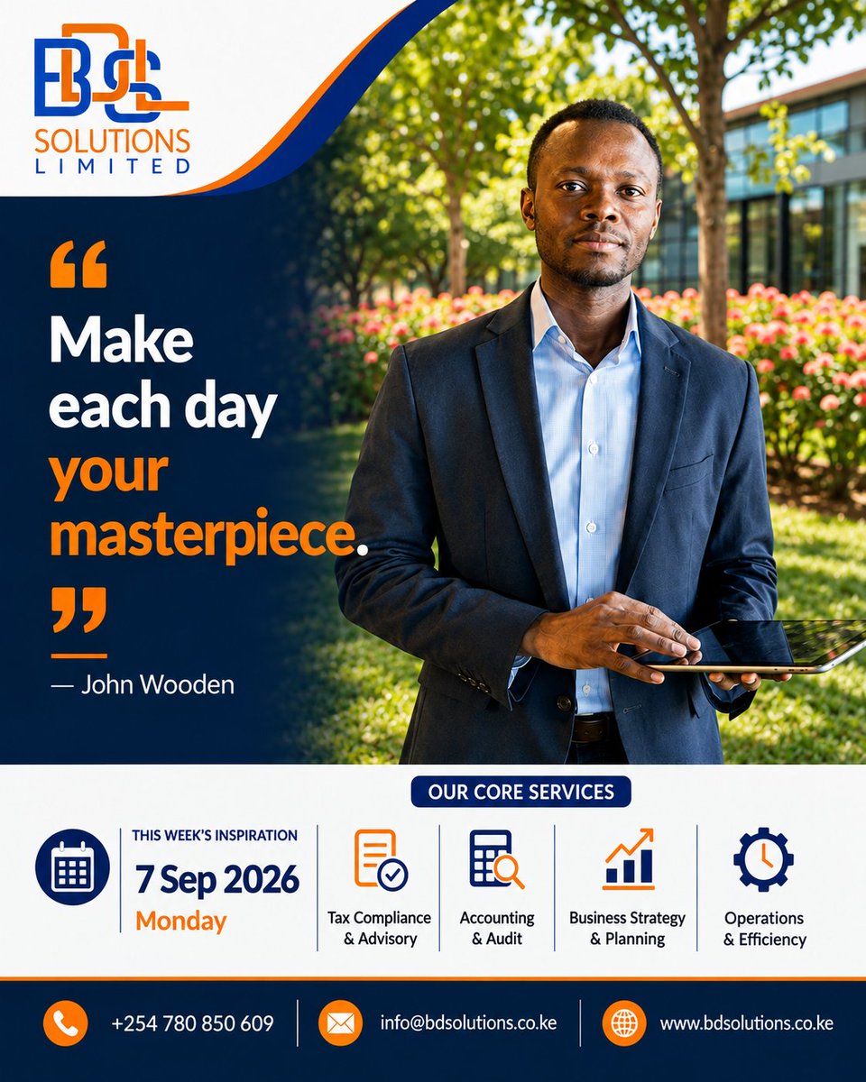 bdslsolutions's tweet photo. "Make each day your masterpiece" - John Wooden https://t.co/Vwvz5ESrUV