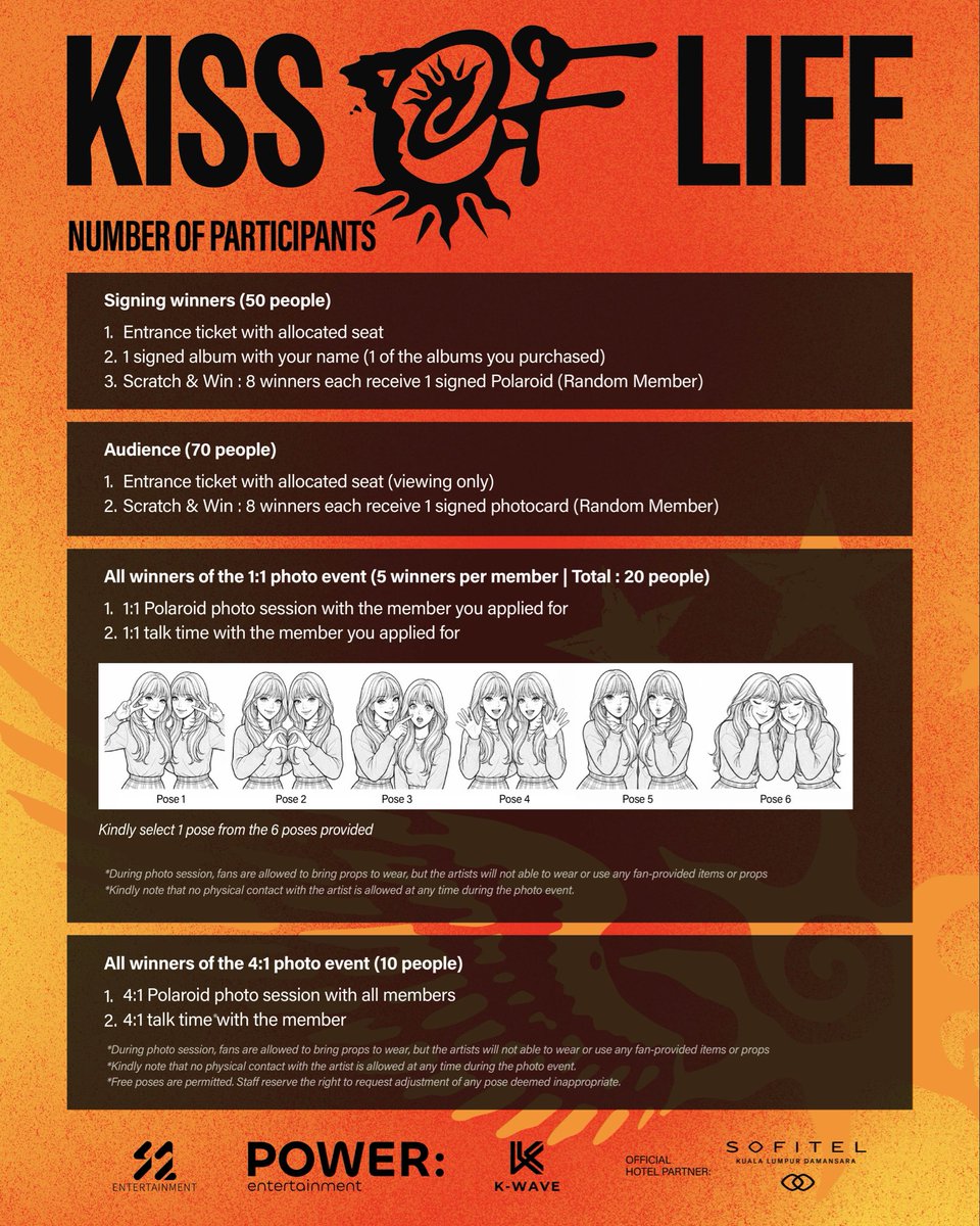 power_ent_'s tweet photo. ✨ KISS OF LIFE Fansign in Kuala Lumpur ✨

📅 Event Date: Sep 17 (Thurs) 🎤
🛒 Application: Sep 7 — Sep 11 (Fri) 

🎉 EXCLUSIVE ACTIVITIES 🎉
✍️ Autograph Session 
📸 Photo Time 
💃 Dance Show
👋 Hi-Bye Session
📸 1:1 &amp; 4:1 Photo Opportunities

#키스오브라이프 #KISSOFLIFE #KIOF https://t.co/Lv5wBvTHGG