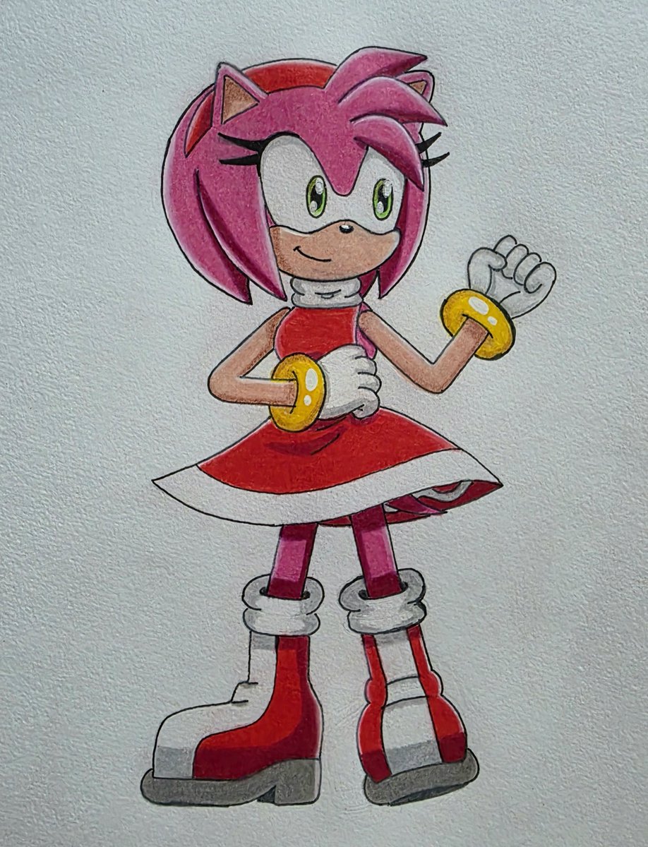 rainnart24's tweet photo. Amy is ready! Now it's your turn @Sonsicsas1 to model Sonic and bring her charismatic partner to life. Let's make this happen 🤭💙✨ https://t.co/by6ikLP3kX