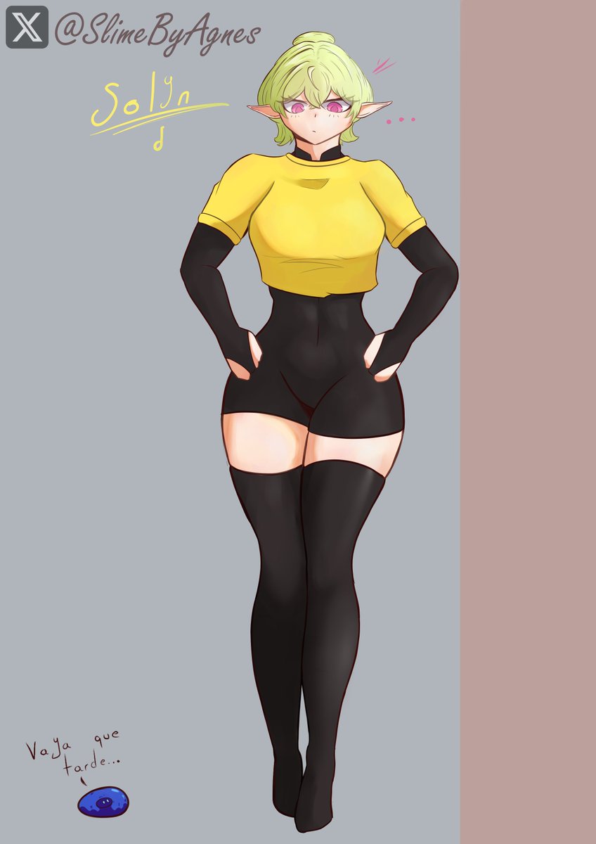SlimeByAgnes's tweet photo. I was finally able to finish it; during the construction process, I realized I need to work on line values.
#animeArt #DigitalArtist #digitalart #dibujo https://t.co/zsAr8buHDG