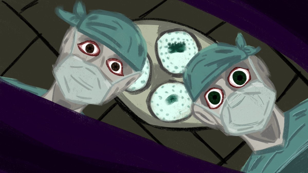 Natural_Animal3's tweet photo. Buenas noches señores! Al fin me acrode de la contraseña y finalmente puedo postear otra vez! En fin, aqui tienen un dibujito que termine en tan solo un par de horas! Se supone que representa la jatrofobia (miedo a los medicos). 
#Phobia #artmoots #art #digitalart #horror https://t.co/KfLgkDePmx