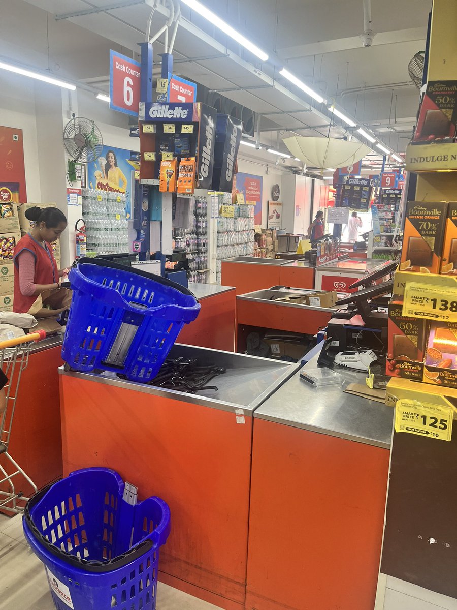 NammaTrouble's tweet photo. @SMARTBazaarIn Gonikoppal- 571213

Big store, one counter for billing 

What is the point of having so many counters, if for 2 items we have to wait 15 minutes just to get it billed.

Please ensure at-least 3 counters are billing at all times. https://t.co/ze7Z7yUAjJ