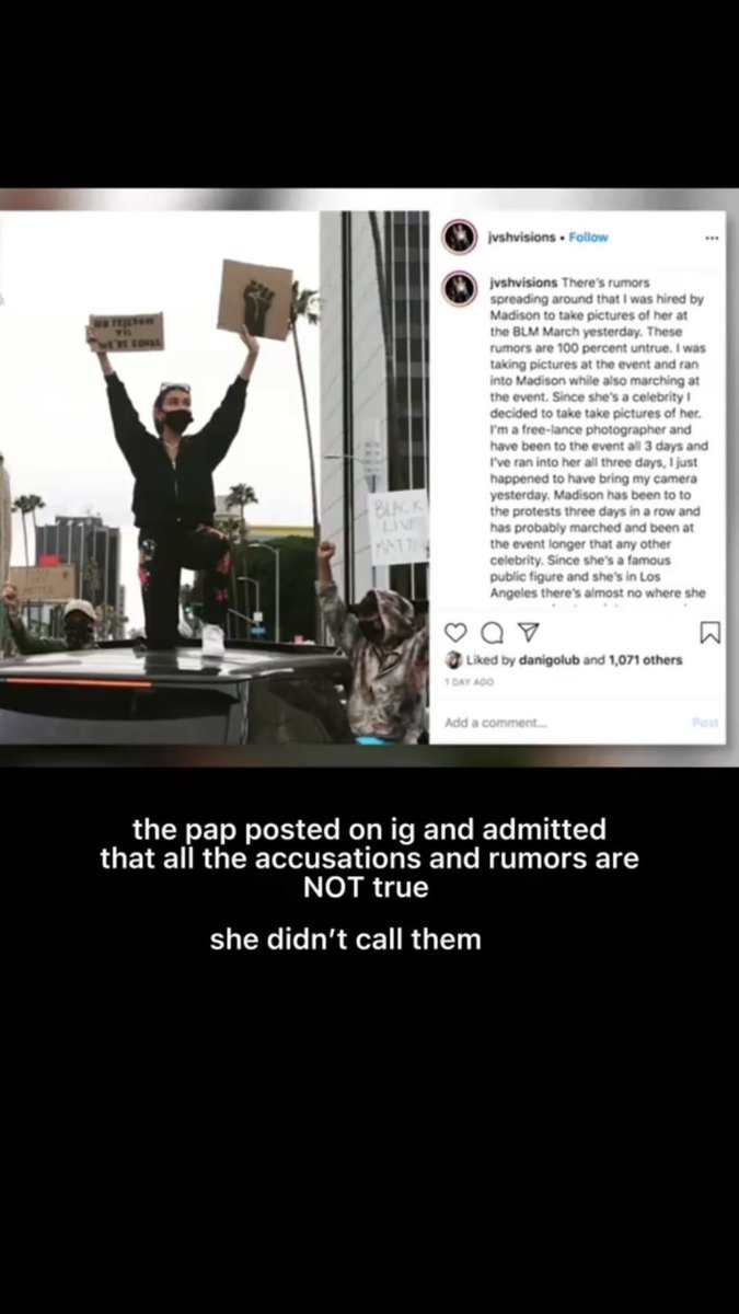 madisojn's tweet photo. I don't understand why people are so comfortable being idiots just to hate on madison beer someone who doesn't even affect their lives. She literally went to multiple protests and got tear gassed multiple times. But sure, keep hating and spreading misinformation if it makes ur miserable ass feel better.
