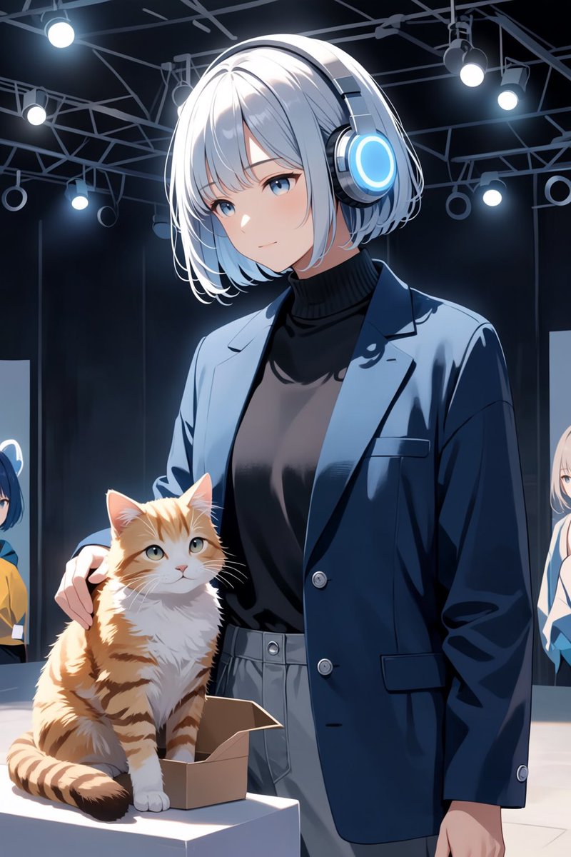 make_usagi's tweet photo. ねことゑるね  #AIイラスト https://t.co/1AW8rbctO7 https://t.co/k5hheRXsg5