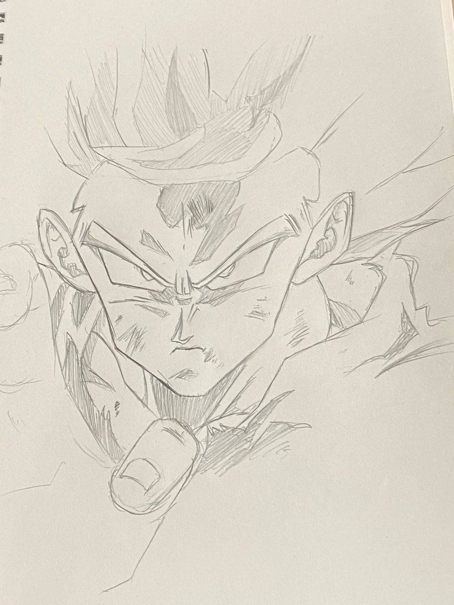 Kada_Enji's tweet photo. ドッカンのやつ。
 #ドラゴンボール #イラスト練習中 https://t.co/tYzZRIgxCS