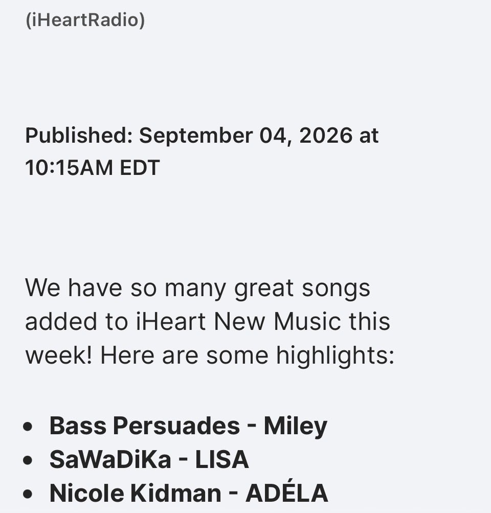 godislaIisa's tweet photo. Lisa is already getting U.S. 🇺🇸 📻 iHeart Radio exposure with SaWaDiKa https://t.co/dG2SbOHe5p