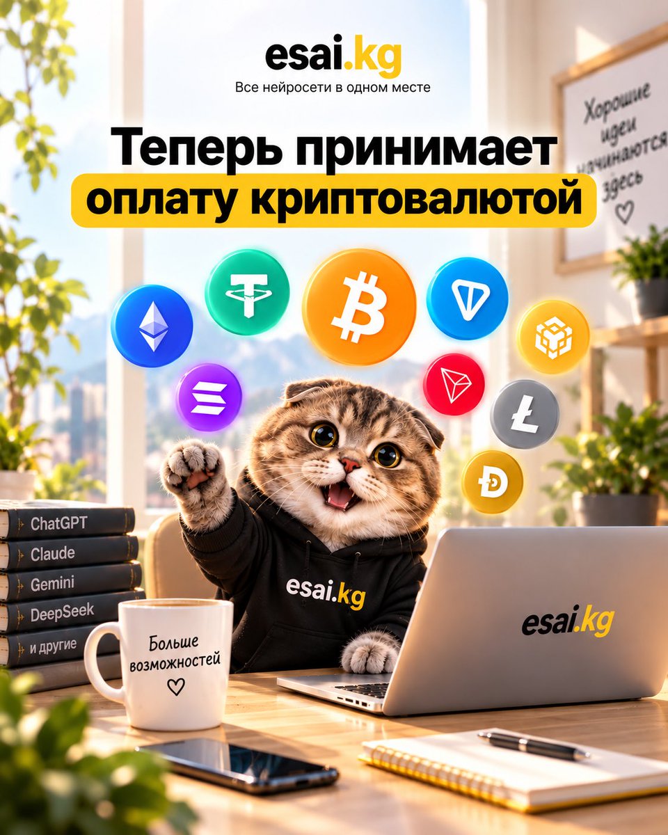 esaikg's tweet photo. 💳 Теперь https://t.co/9i09YsoqzL принимает криптовалюту!

Пополняйте баланс через USDT, Bitcoin, Ethereum, TON, Litecoin, TRON, BNB, Solana, Dogecoin и другие доступные варианты. https://t.co/zNmBW1A1Sr