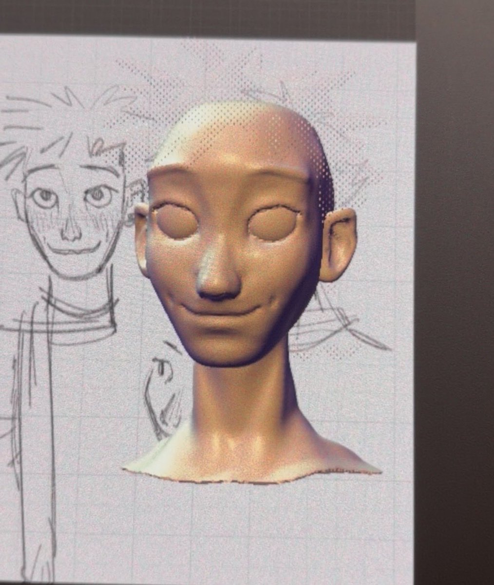 lycheeyumc's tweet photo. trying to sculpt in Nomad! this process really helps me figure out a design. https://t.co/QA0ysfMOI1