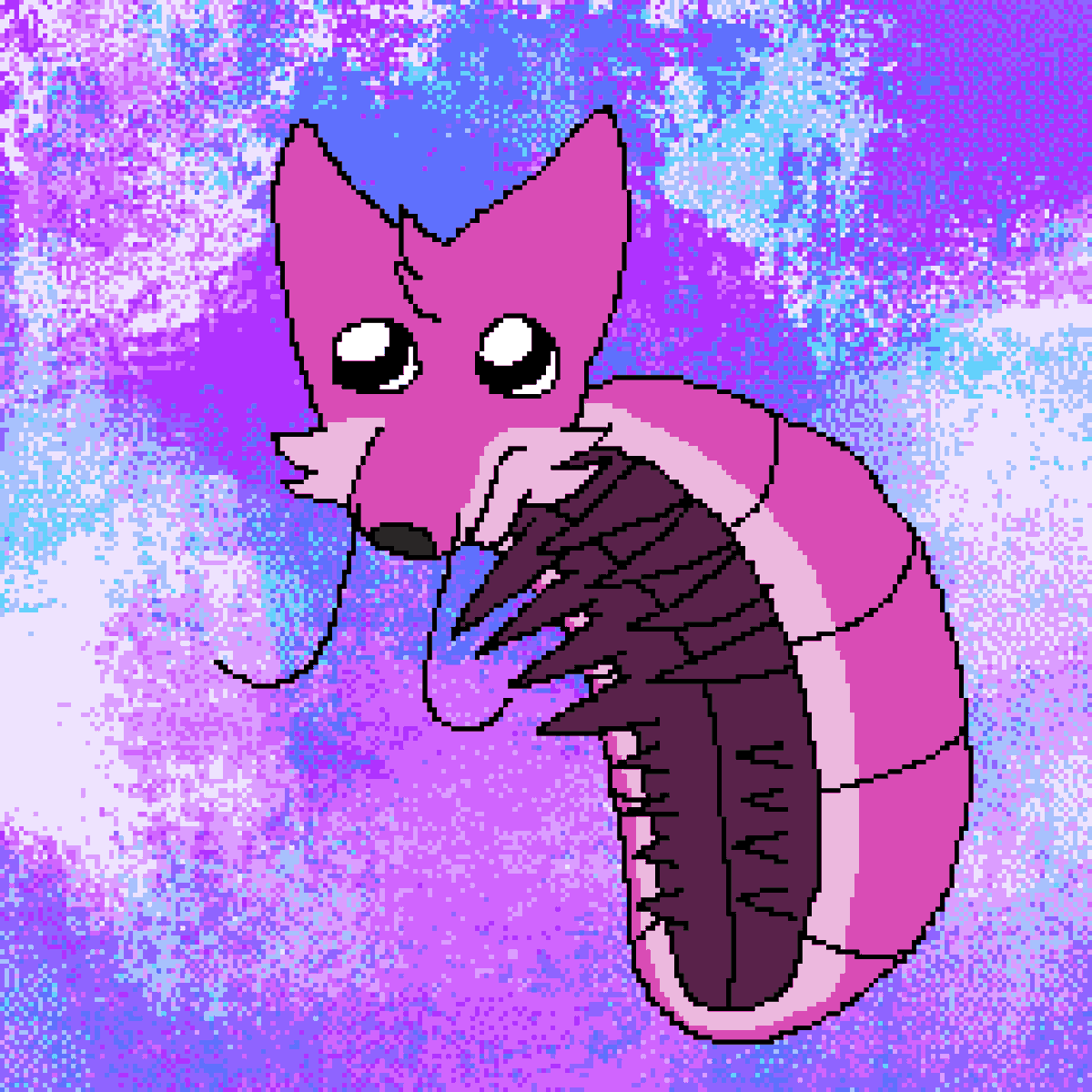 urafoxa's tweet photo. this is my furry fursona urabuga she is a bug or some kind of beetle. keywords
#furry #furryart #paintdotnet https://t.co/grrbX7Nj56