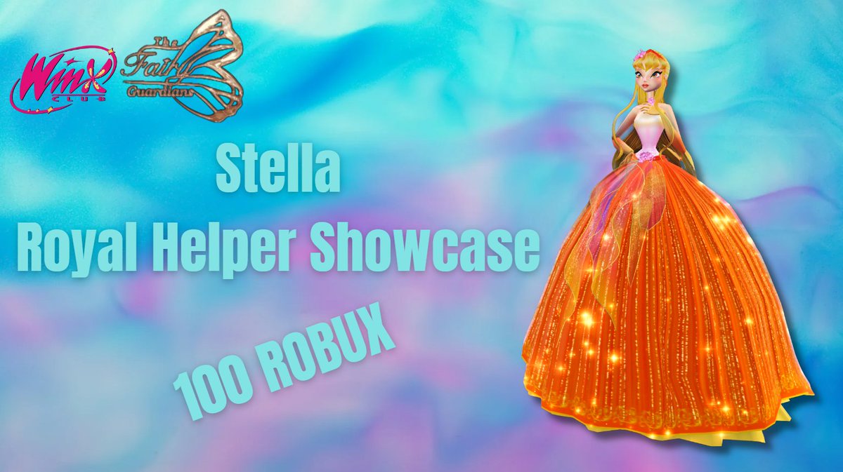 Eveaxia's tweet photo. Showcase of the New Stella Royal Helper Premium Skin!

#WinxClub #WinxTheFairyGuardians #Roblox
https://t.co/4zZ79hi4dH https://t.co/kkAiaDi24l