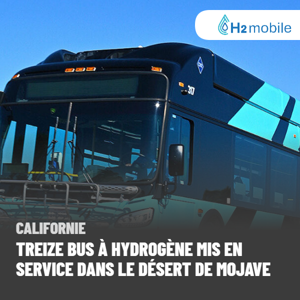 h2_mobile's tweet photo. La Victor Valley Transit Authority a mis en service treize bus à pile à combustible et une station d'avitaillement provisoire dans le désert californien. Une flotte exploitée par Keolis North America. 👇👇👇 https://t.co/jPHkm6A9Hf https://t.co/u4a6NlKHSJ
