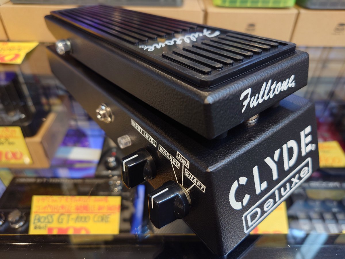 AikyokuOfficial's tweet photo. 【今池店】
『🍁アイキョクオータムフェスタ🍁』
〜10/4(日)まで開催中🎊
■#Fulltone CLYDE Deluxe Wah
オリジナルの「CLYDE Standard」を
再現したハイエンドワウペダルが
1台限りの特別価格🉐‼️‼️‼️
トゥルーバイパス設計に加え、
3つのモードによる音色変化が魅力✨️
#エフェクター https://t.co/ycKjKHXrGW