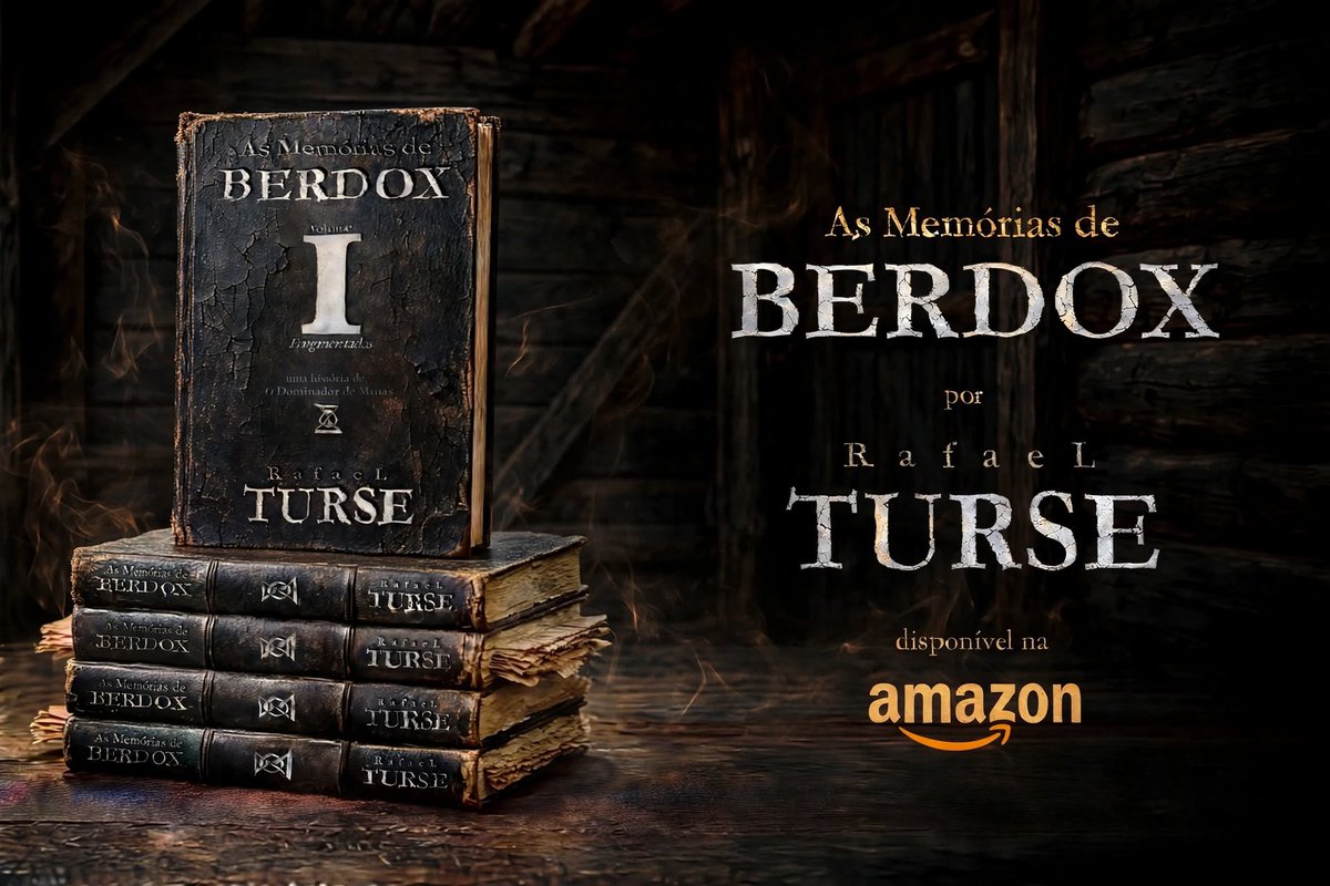 rafaelturse's tweet photo. As Memórias de Berdox - Volume 1 - Fragmentados  Já disponível na https://t.co/SMH1sjqKJT 

#livro #aventura #fantasia #fantasiaEpica #rpg #literatura #literaturaNacional #berdox #oDominadorDeAlmas #asMemoriasDeBerdox #amazon #kindle https://t.co/lQg8Lb8wdO