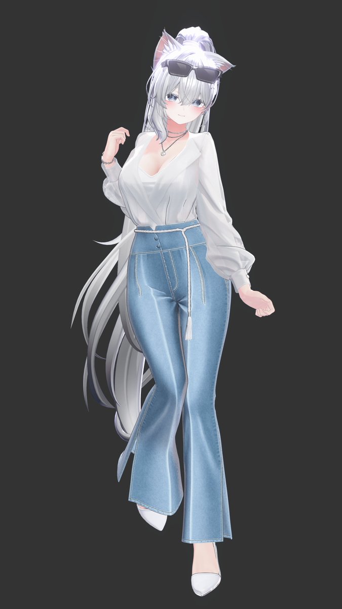 DesireHighlight's tweet photo. 「Silent Poise」に、新しくデニムマテリアルを追加しました。

洗練されたシルエットはそのままに、爽やかでカジュアルなスタイルもお楽しみいただけます。

#DéliceHaute #VRChat #VRC #booth_pm https://t.co/o6yEIHw7XO