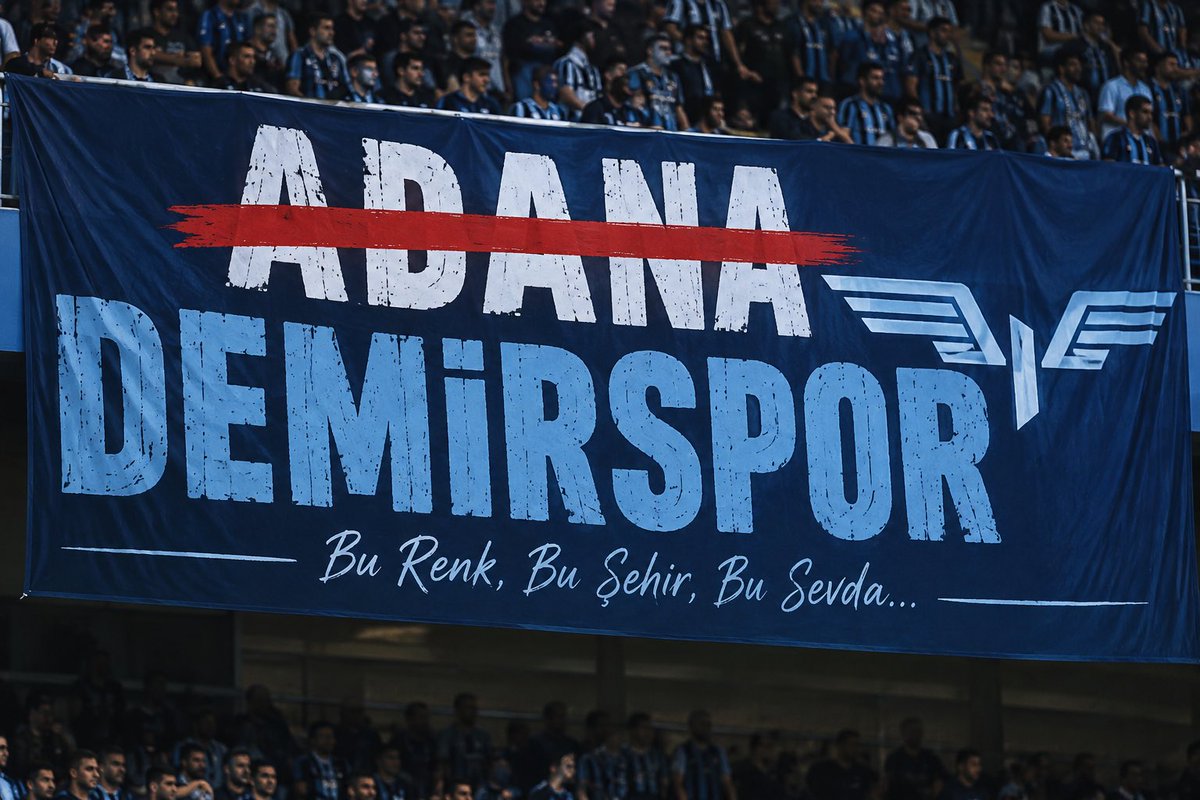 lacivertinesi's tweet photo. Demirspor tribünlerine yakışacak en güzel pankarttır.

Adana’nın iş insanları, bürokratları, şehrin önde gelenleri… Herkes kendi hesabının peşinde, ama konu şehrin takımına gelince ortada kimse yok.

#demirspor #adana https://t.co/iJsNBGwJ7L