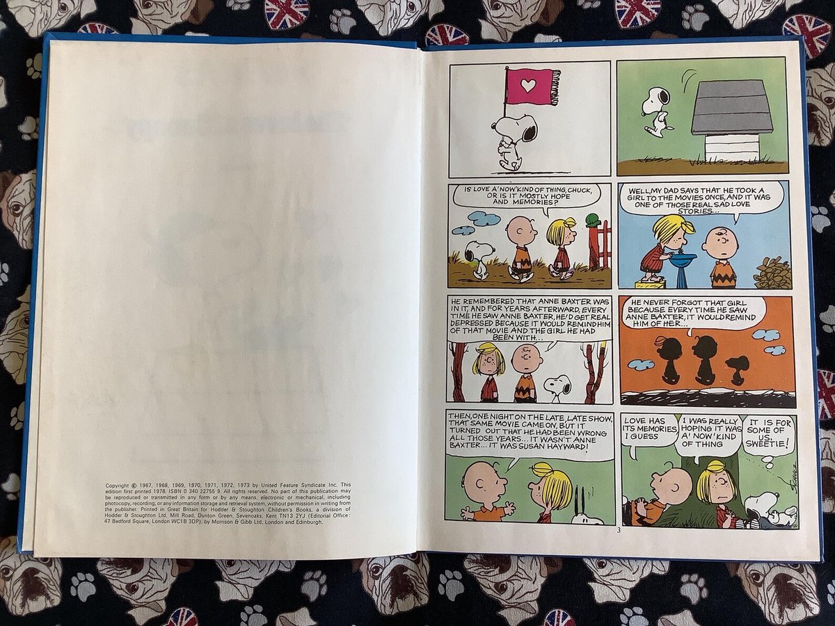 WatsonsVintage's tweet photo. An ADORABLE #giftidea for a fellow #Peanuts and #Snoopy Lover. RARE Vintage 1978 'Peanuts - The loves of Snoopy' Hardback Book by Charles M. Schulz Collectable -Childhood Nostalgia Gift https://t.co/drlynnHysv via @Etsy #VintageBooks #CharlesMSchulz #1978Gift #70sArt #70sNostalgia