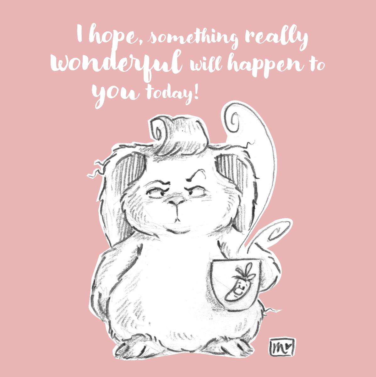 Creativkueche's tweet photo. Nein-Ninchen und ich wünschen Euch einen wundervollen Wochenstart! 🐰❤️☕️

Bist du eher #TeamTee oder #TeamKaffee?

#bookstagram #illustration #mondaymood #neinninchen #kleinekunstklasse https://t.co/hYqkmFbKEy