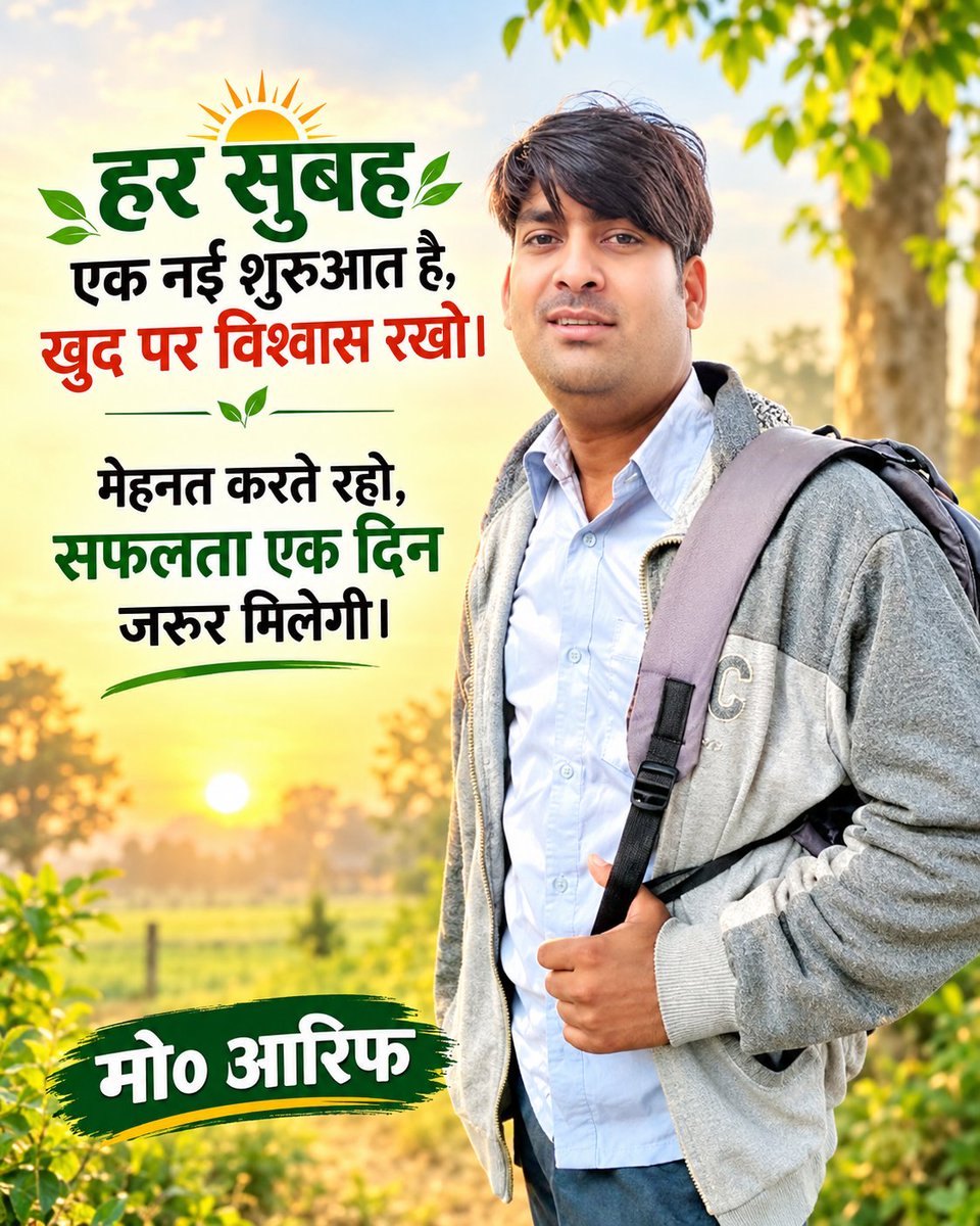 Arif_043's tweet photo. मेहनत करते रहो 
सफलता एक दिन मिलेगी। https://t.co/C6vFzUeXCQ