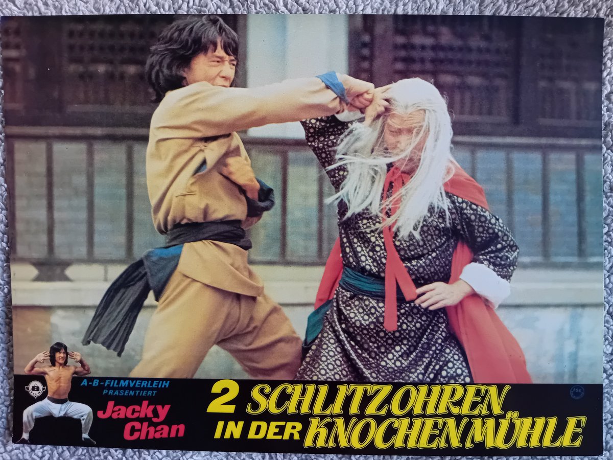 KevinChan478's tweet photo. The Fearless Hyena (1979) German lobby cards 5 to 8
#TheFearlessHyena #CrazyMonkey #JackieChan #memorabilia #collection #ShiKwanYen #JamesTien #ChenHuiLou #LoWei @RK9192 @EyeOfJackieChan https://t.co/sWMiHIhbjl