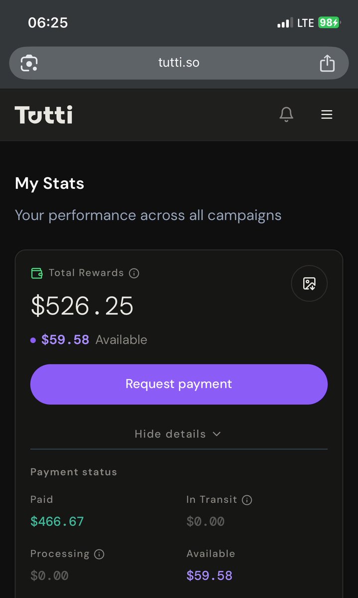 ayam_alvin10's tweet photo. Got paid again 

Tutti keeps paying my bills 

Have you made money this month?? https://t.co/9Bs1A8sw6g