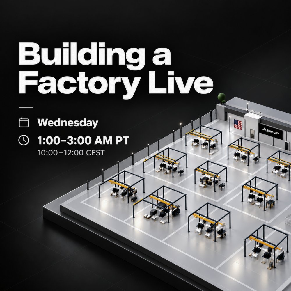 konstantinsaifo's tweet photo. I’m going to use GPT-6 Astra to build a factory for fully autonomous robotaxis.  

→ Research  
→ factory design  
→ 3D simulation  
→ running production.  

All live. From zero. Wednesday 1–3 AM PT / 10–12 CEST. https://t.co/WtVyvH8oWe