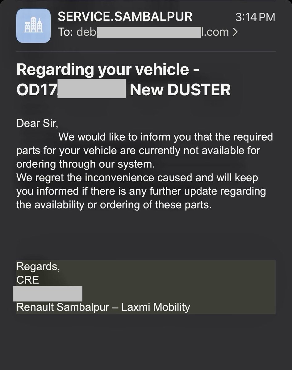 devchiniohb's tweet photo. @RenaultIndia Lag gaye ❤️de https://t.co/Fa3AyO2ACZ