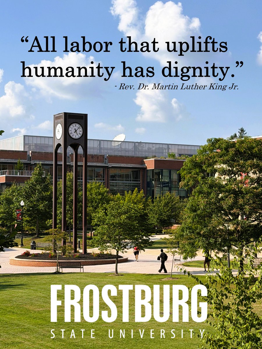 FrostburgState's tweet photo. Happy Labor Day! #gobobcats https://t.co/KoQKuTlTBv