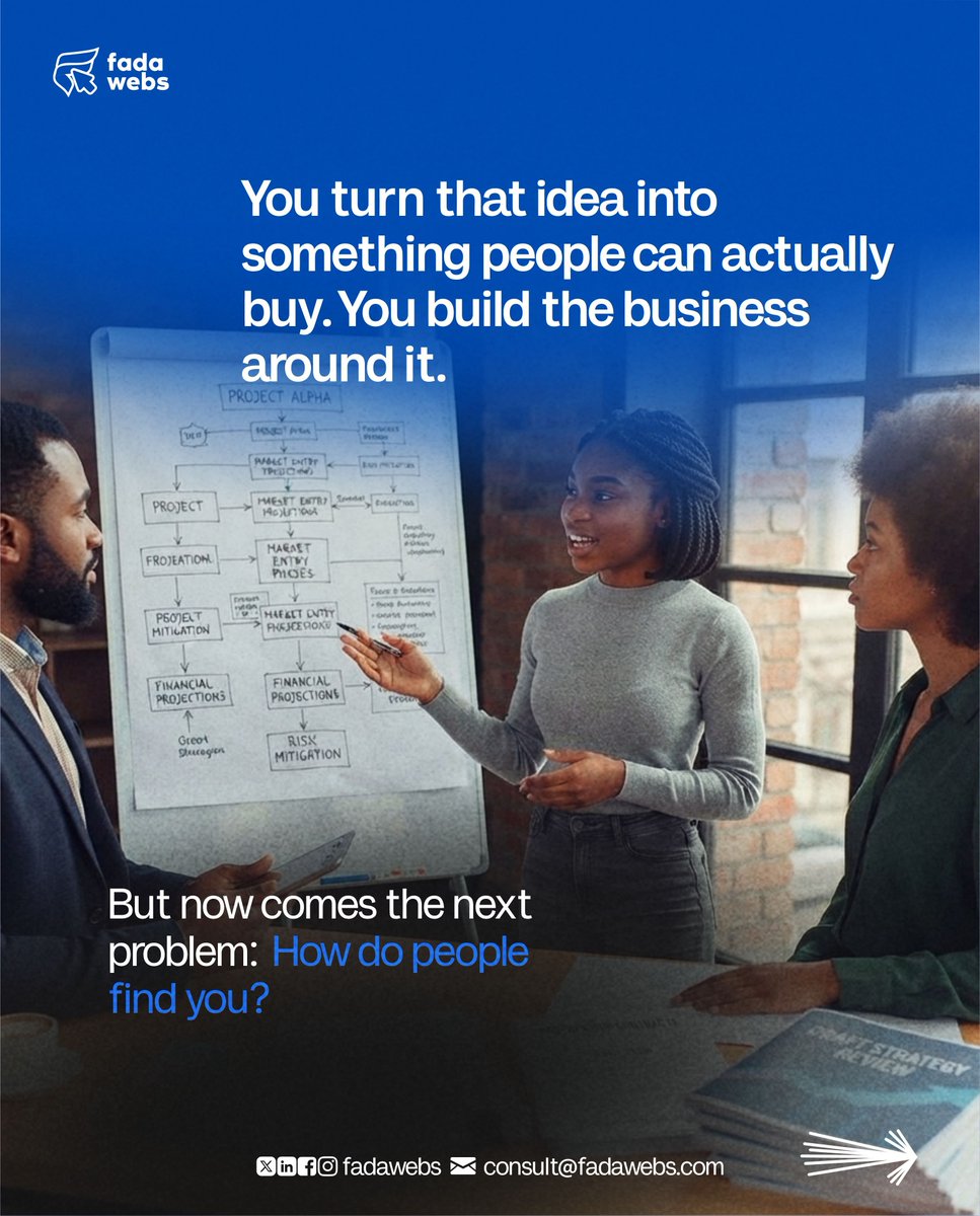 fadawebs's tweet photo. Every business starts with an idea. 💡

But turning that idea into a business takes more than just having a website.

It’s about building something people can find, understand, trust, and choose.

One step at a time. 🚀

#şampiyon #Entrepreneurship #SmallBusiness #WebDesign https://t.co/os4gHOQamF