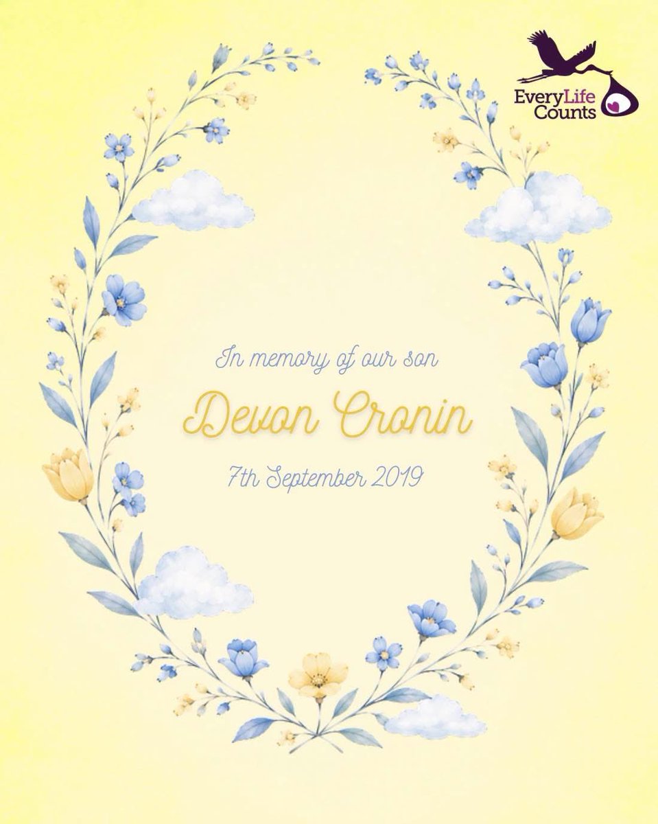 EveryLifeCount's tweet photo. We remember little Sweet angel Devon Cronin whose anniversary occurs today, 7th September. Your mam Justine, dad Derek, sisters Róisín &amp; Aylah brothers Noah &amp; Harley and wider family are in our thoughts and prayers today.
Rest in peace, Devon, xoxo

https://t.co/ZKpfdIKzny https://t.co/nNa0664WrK