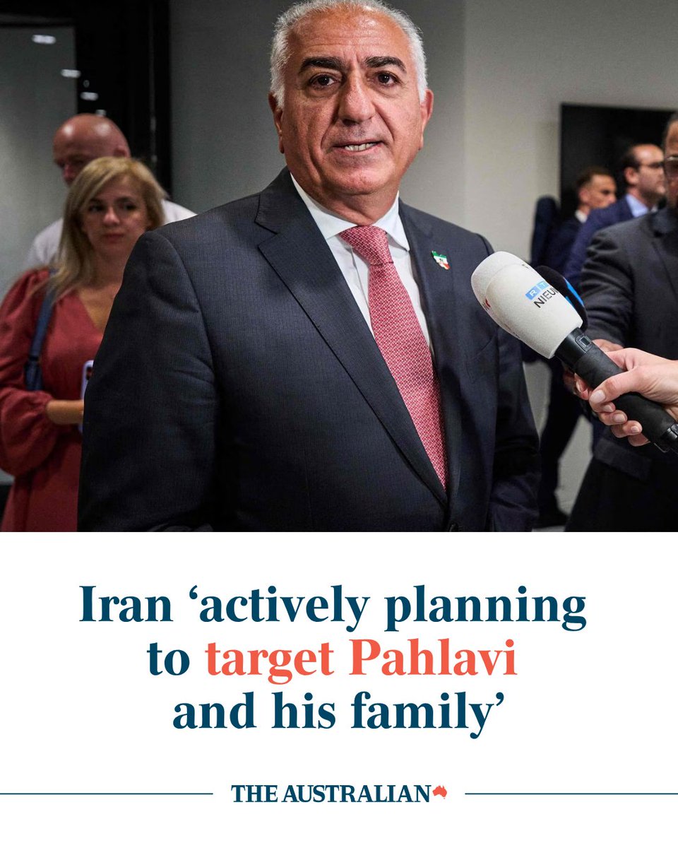 australian's tweet photo. EXCLUSIVE | As support for Iran’s Crown Prince has grown, so has a multi-pronged campaign against him – ranging from security threats to efforts to discredit him personally and politically.

Read more: https://t.co/neHQQ6HdXQ https://t.co/87N2eC7FPm