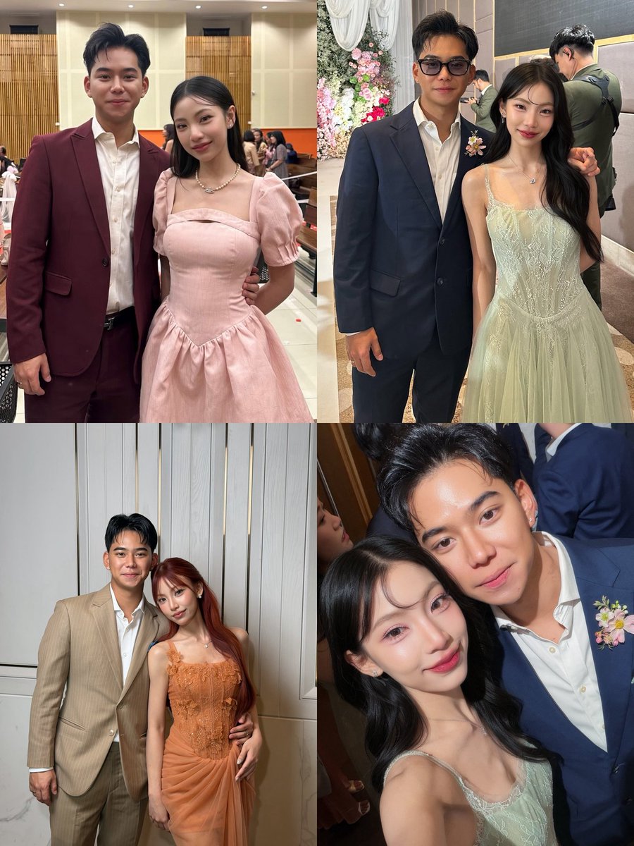 Luschers_'s tweet photo. ลุคไปงานแต่งของพีตาออมคือดูดีมากทุกลุคเลย🥺🤲🏻♥️ เห็นพีตาออมไปงานแต่งคนอื่นมาเยอะ รอวันที่จะได้เห็นทั้งคู่แต่งงานเหมือนกันอยู่นะคะ🤏🏻🤏🏻 https://t.co/LJtjChx4hr