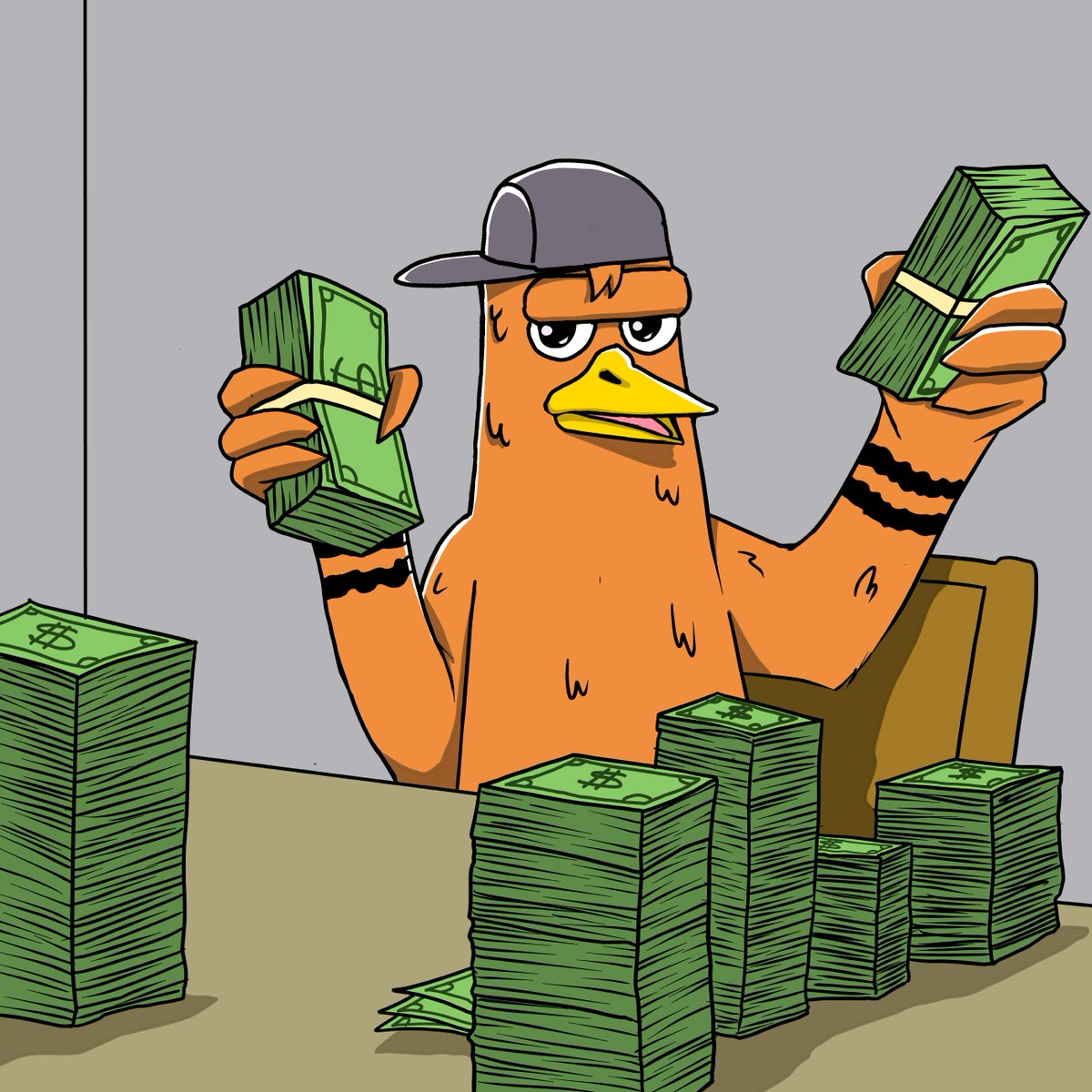 ricorobinhood's tweet photo. At the meeting i was told to diversify, so im stacking up for the RICO fans https://t.co/nvJnznDwrG