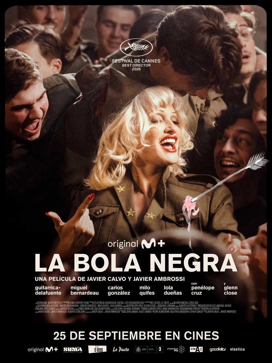 MovistarPlus's tweet photo. 10 carteles, 10 intervenciones artísticas sobre las imágenes de #LaBolaNegra

La película llega el 25 de septiembre a cines y en solo a Movistar Plus tras su paso por salas.

✍️ Manuel Antonio Domínguez y Equipo Sopa. https://t.co/csTdu5d6iI