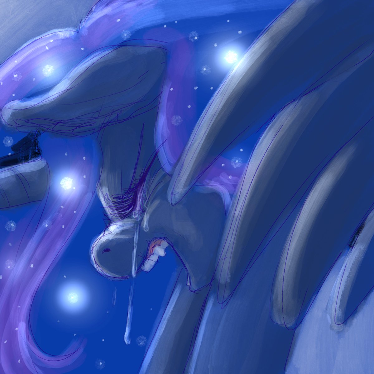 FeatherVocals's tweet photo. 🌙'Lunacy'🌙 by Feather, out now [link below]!

—
📝 by Feather
🎵 by Feather &amp; @4everfreebrony
🎙 by Feather
🎛️ by 4EverfreeBrony
🎨 Illustrated by Feather
🗡 Copyright © 2025 - 32.7 The Creek / Horse Friend Records https://t.co/DNAQwY6uxG