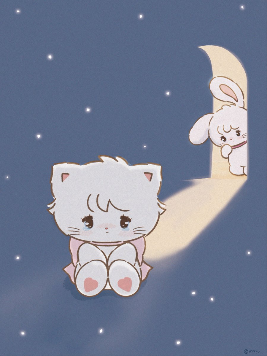 hphpmikko's tweet photo. 🐰キャミー｛ ひとりぼっちに 感じる夜も
いつだって そばにいるよ🌙✨ https://t.co/x86CZO2aPq