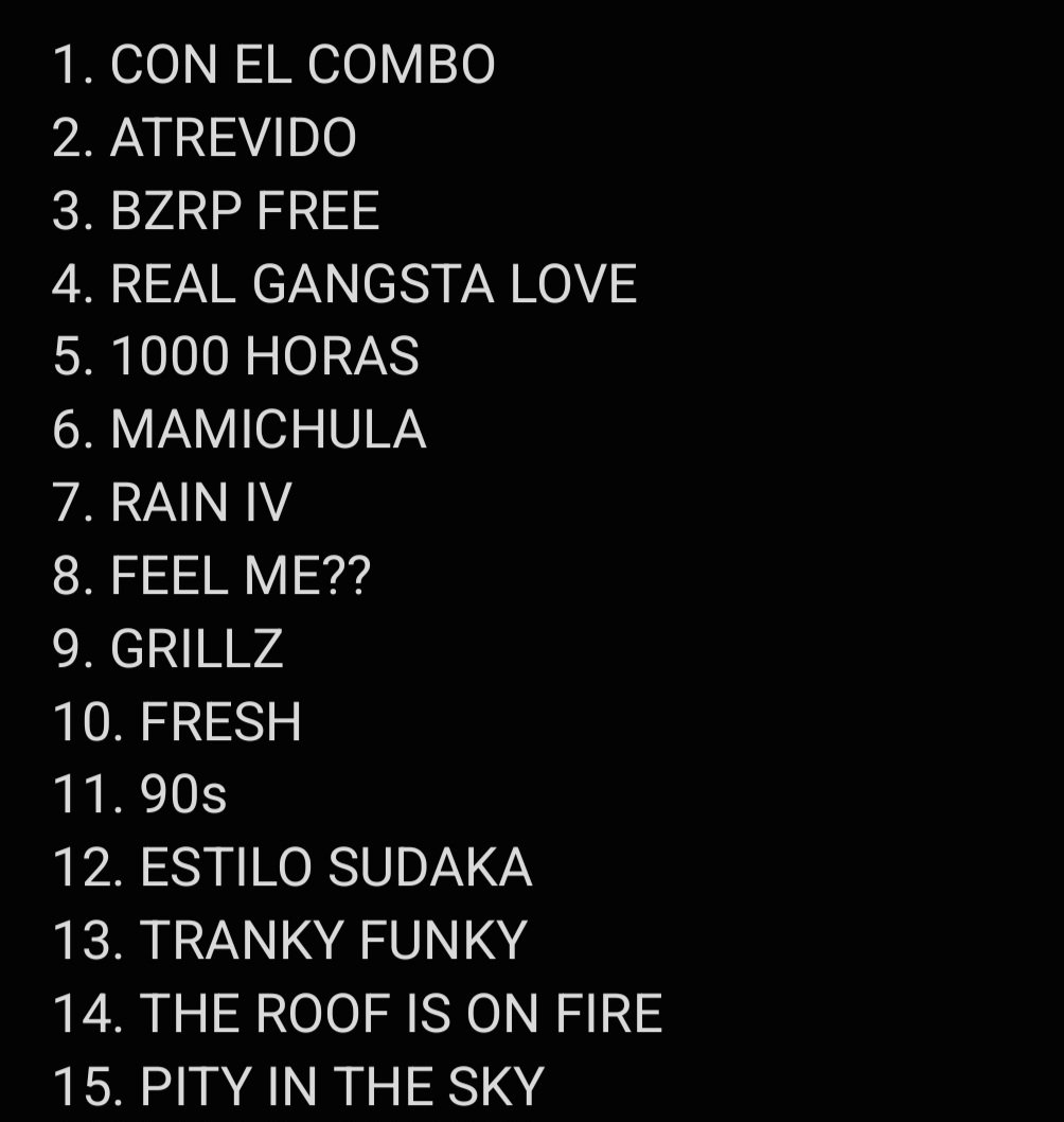 uundergroundd_'s tweet photo. El setlist del turrazo tour😌 https://t.co/rJLGb7dcXZ