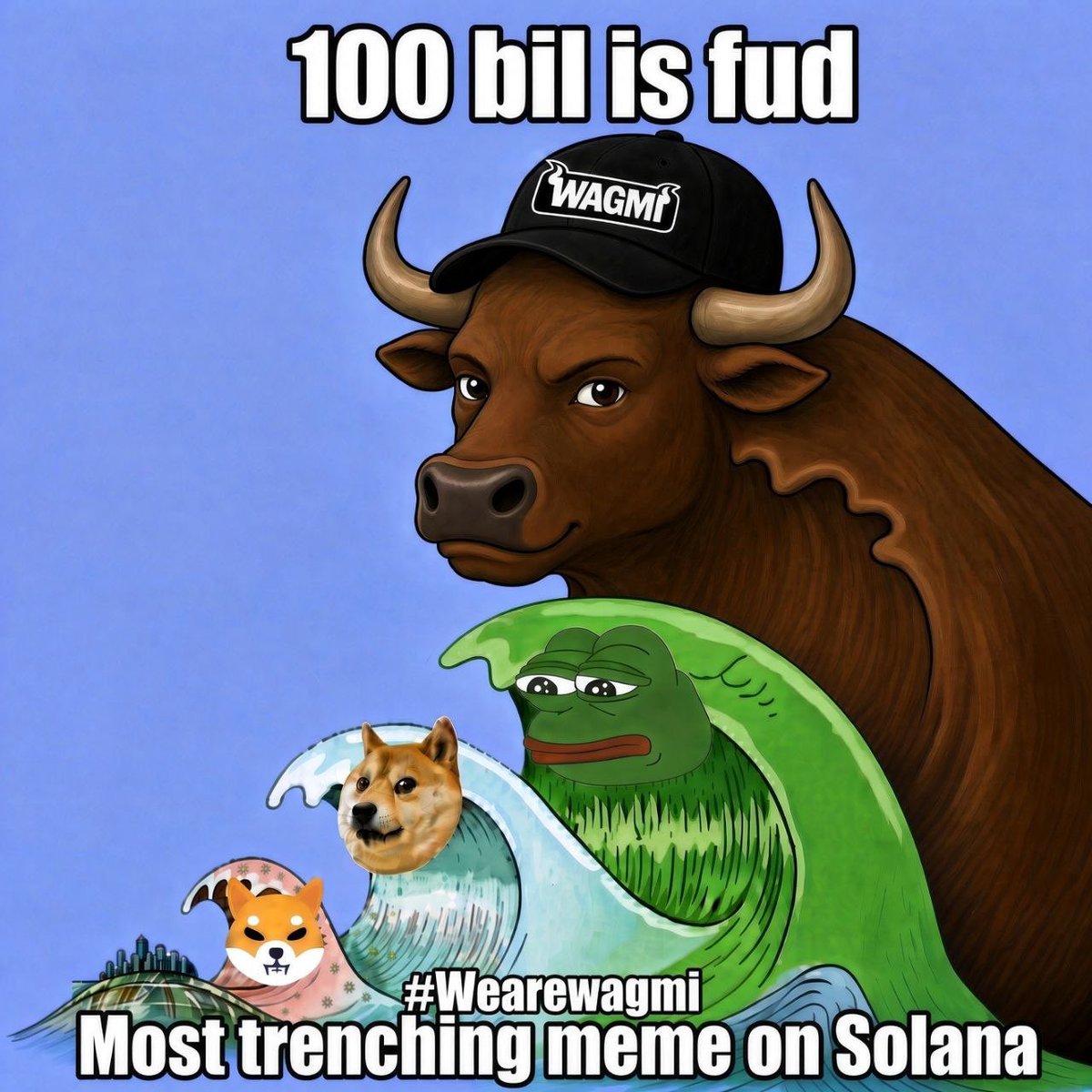 Avehvir's tweet photo. @itsFoxCrypto Time to buy $WAGMI.

The meme meta is heating up, and this is one I’m keeping close.

We are going to make it with $WAGMI
@wearewagmi https://t.co/JVXQkvuIIG