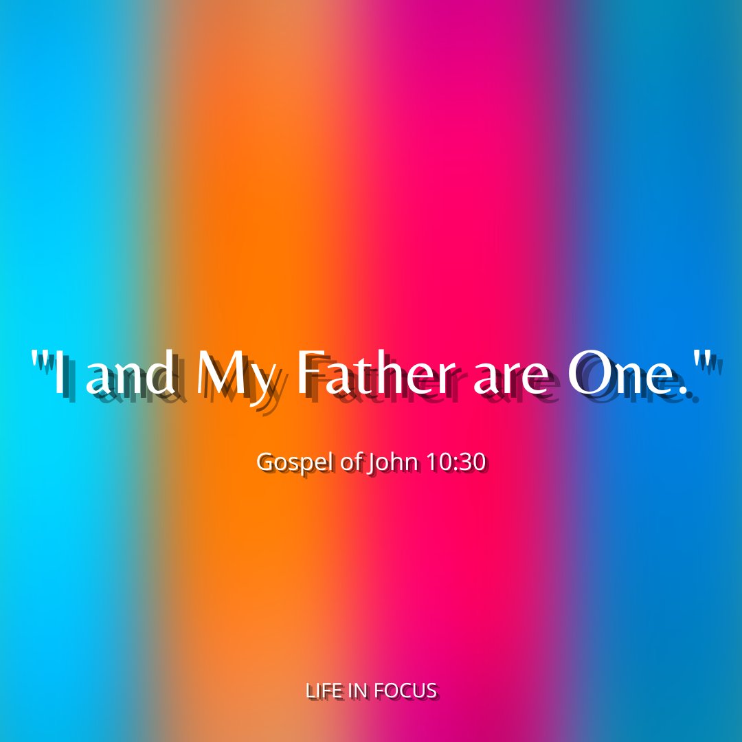 focus_thoughts's tweet photo. 📖 Gospel of John 10:30 https://t.co/JxjzgBjVp6