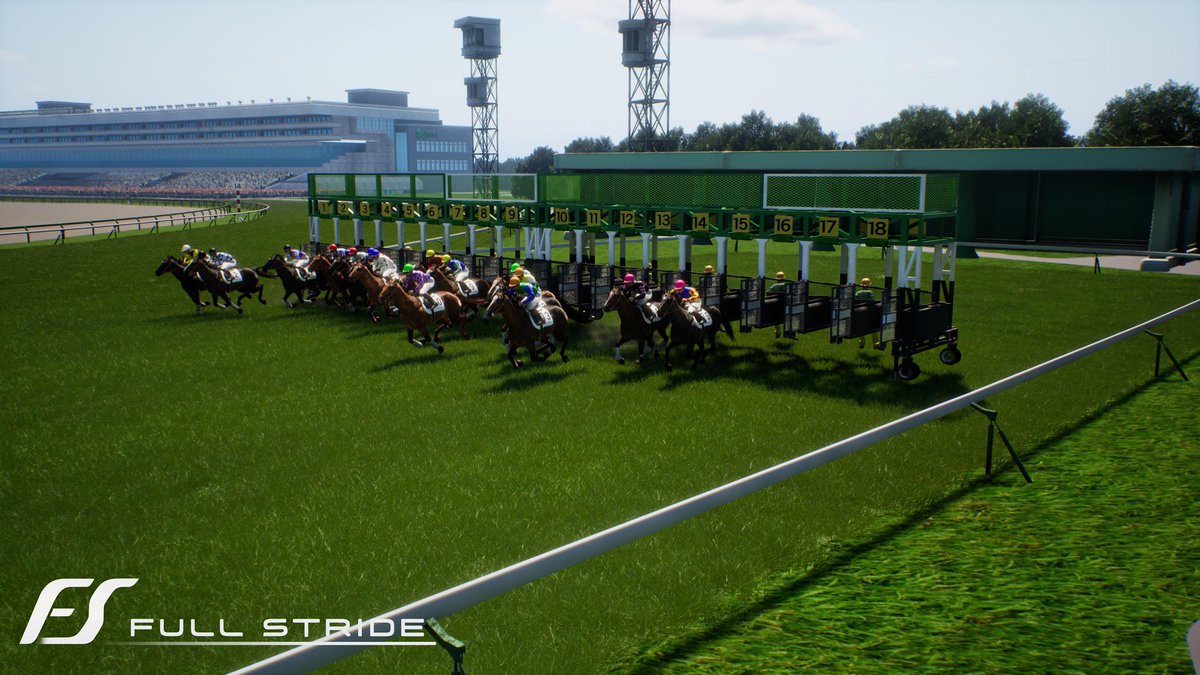 amrita_tw's tweet photo. 各競馬場のポケット地点にある待機所
ちゃんと再現されていて、嬉しいこだわりポイント

＃フルストライド https://t.co/VHWdtZLyL4