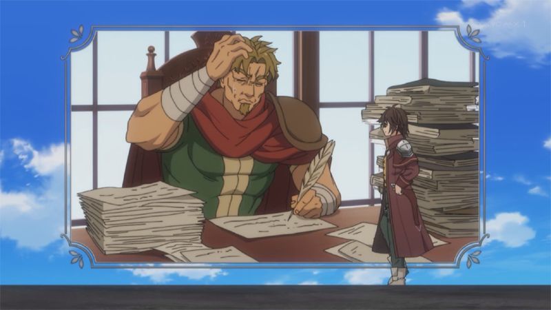 Knappertsbusch's tweet photo. 今期アニメの 左利き キャラ
「ここは俺に任せて先に行けと言ってから10年がたったら伝説になっていた。」のゴラン
#ここ俺アニメ 
#左利き https://t.co/rAktp7quTD