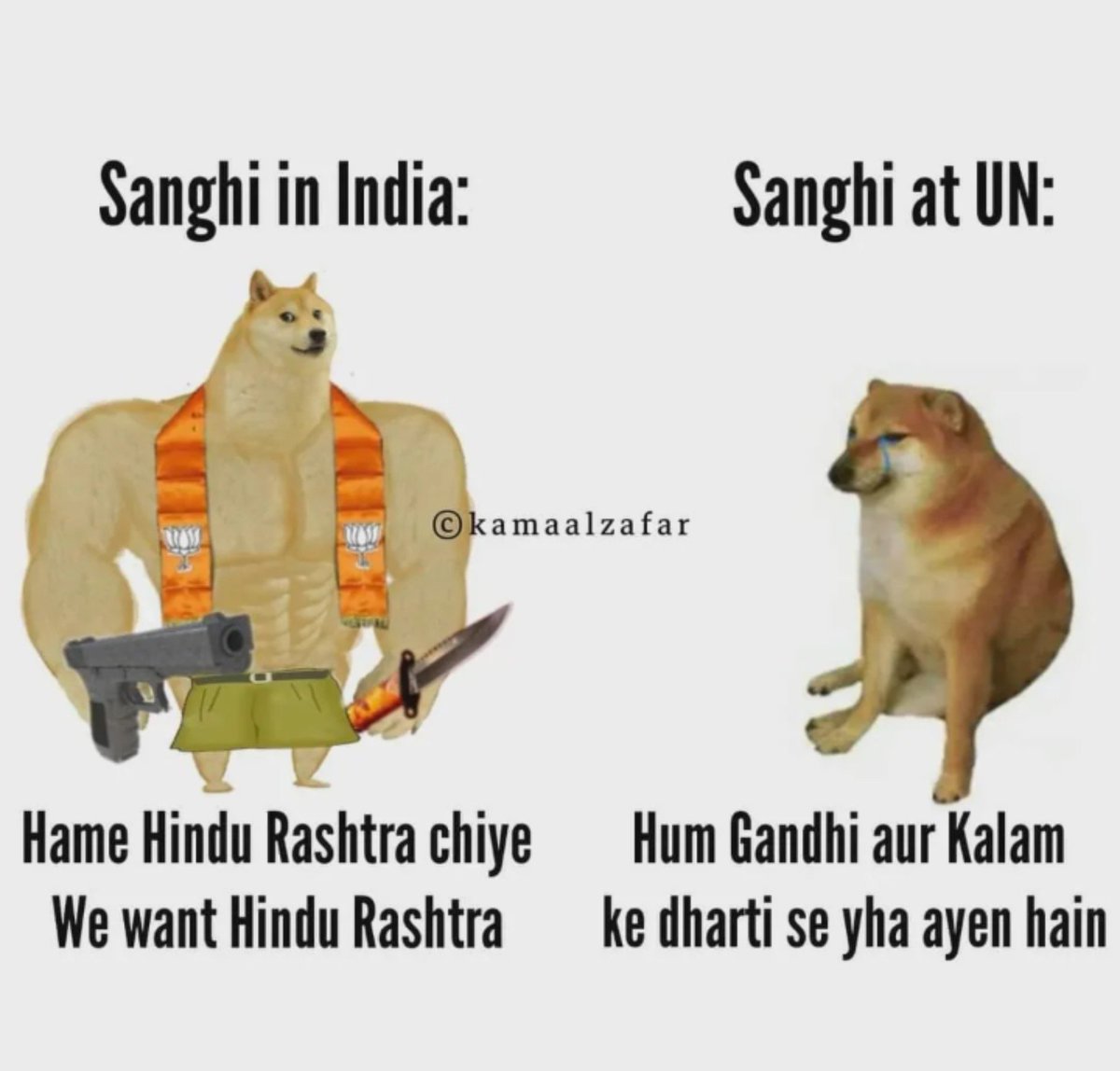 T_RexRoars's tweet photo. Sanghi for a reason 🤡 https://t.co/P32M2nkA1t