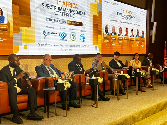 Global_Spectrum's tweet photo. Sessions 1i &amp; 1ii of #AfricaSpec then examined #WRC27 prep across Africa and the wider Region 1, with experts from @NTRAEGYPT, @GSOA_SAT, @GSMA, GSA, CEPT &amp; more.

🔗View agenda: https://t.co/AqUE4xK79V https://t.co/LumZJVpGu7