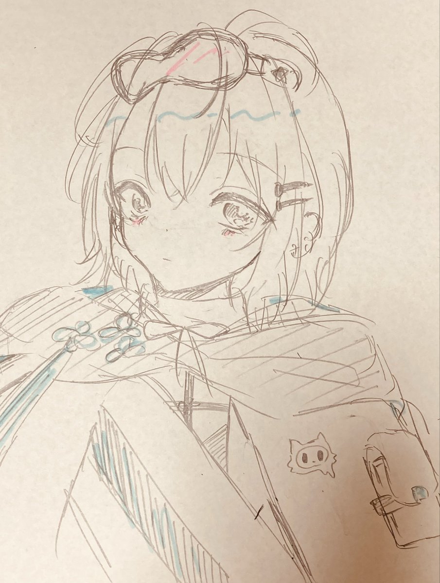 chocolat_366's tweet photo. #描いてくレイ
初描き夕霧さん🙌
いつかリベンジします。
なぜならバランスが悪いからです https://t.co/uqpfos7o2R