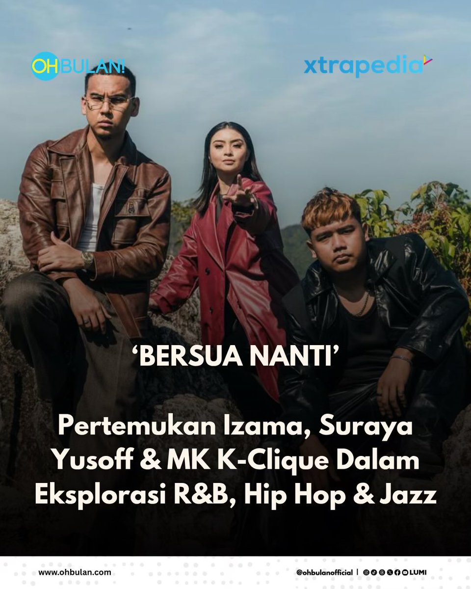 xtramy_'s tweet photo. Bermula dengan sebuah demo, ‘Bersua Nanti’ akhirnya menemukan Izama, Suraya Yusoff dan MK K-Clique dalam satu karya yang menggabungkan R&B, Hip Hop dan Jazz.
Swipe untuk kenali cerita di sebalik penghasilan lagu ‘Bersua Nanti’.
#xtramy #xtrapedia #XtrapediaAP https://t.co/XBAZEfFiza