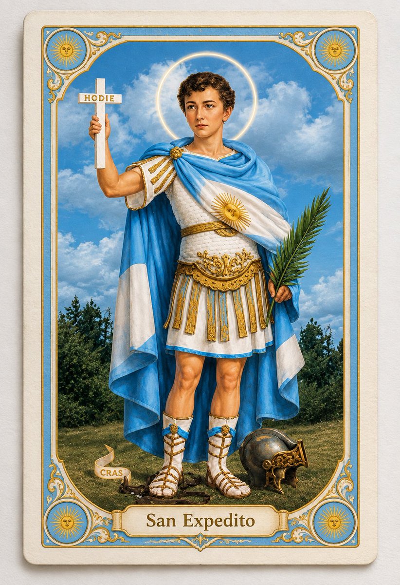 sanexpeditargen's tweet photo. Hoy lunes pedile a San Expedito por esa causa justa y urgente que necesitas. Él nunca te va a abandonar.
En vos confiamos Santito ❤️🇦🇷🙏
Gracias gracias gracias.
#gracias #lunes #buenlunes #sanexpedito https://t.co/biR0eJtC3E