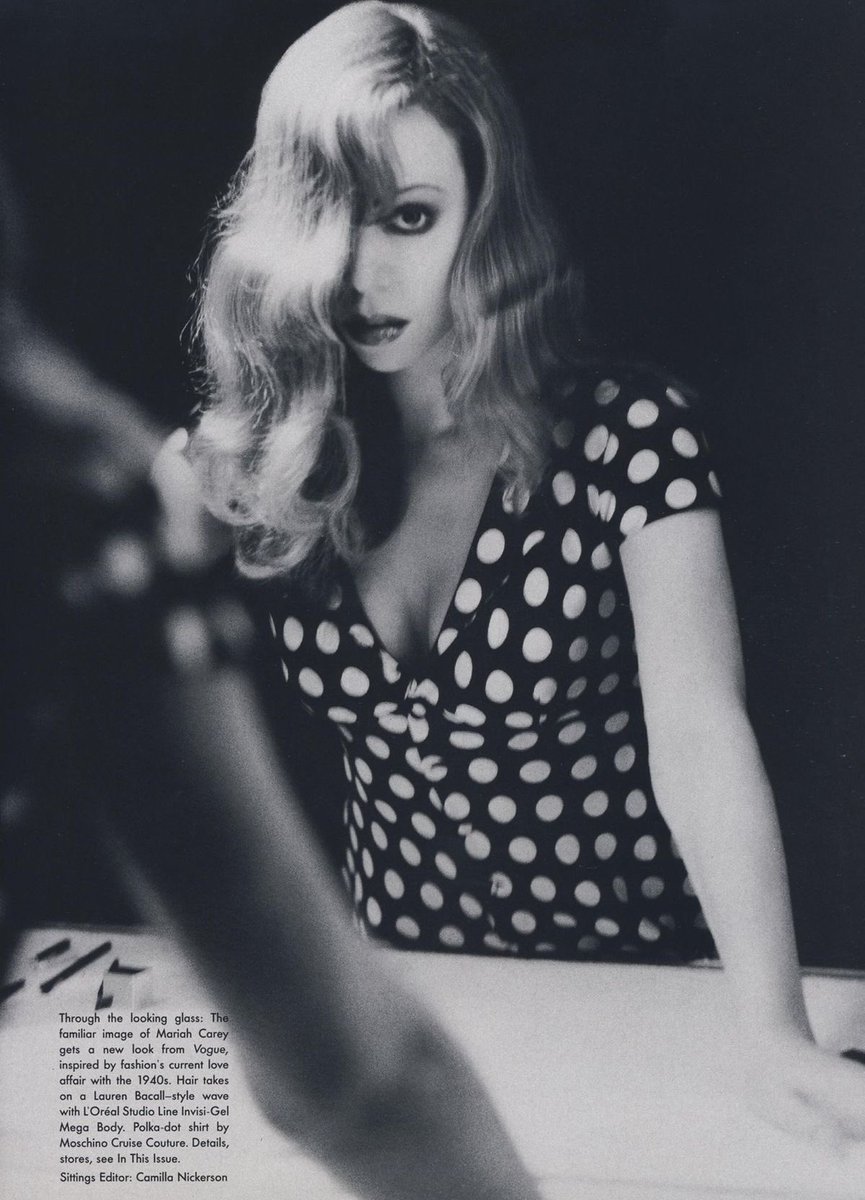 sweetfantasybby's tweet photo. mariah carey shot by steven meisel for vogue (1994) https://t.co/0FBxurpOZs