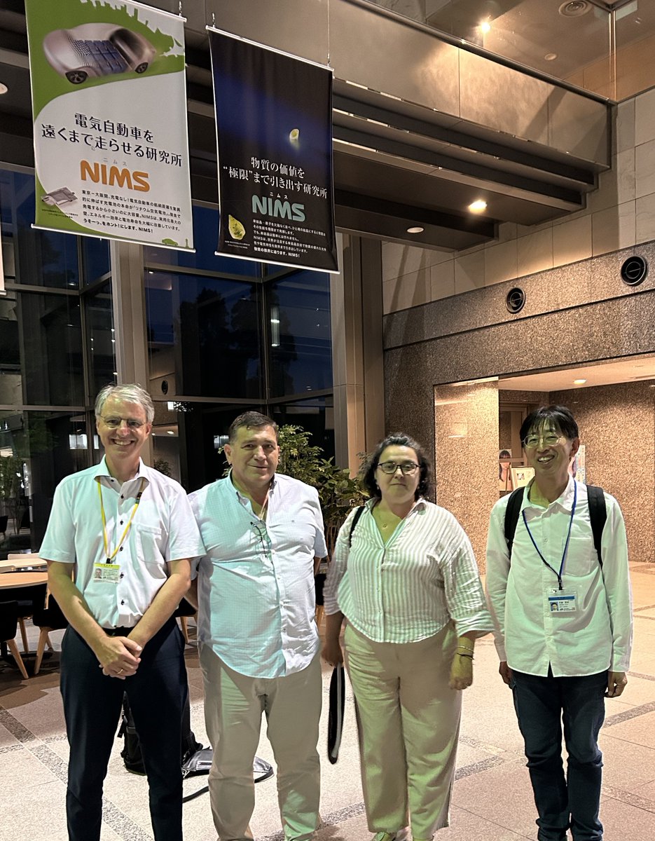 icvcsic's tweet photo. 🔬 Investigadores del #ICVCSIC visitan LINK en @NIMS_PR (Japón). La Dra. @begoferrari y el Dr. Antonio Javier @SanchezHerencia participaron en el ICC/LINK con ciencia coloide y fabricación aditiva, impulsando la colaboración científica internacional. 🌏🤝 #CSIC #MaterialsScience https://t.co/0jAXakfILZ