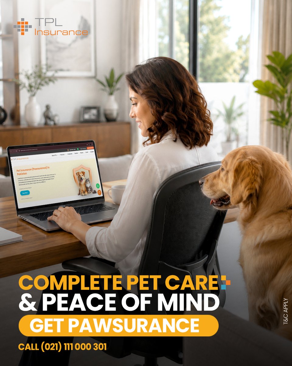 JazzSureInsure's tweet photo. With our Pawsurance, give your pet the support they deserve, and yourself the peace of mind.

Download the app https://t.co/yHBUGabpHA or Call/ WhatsApp (021) 111 000 301

#TPLInsurance #TPL #GeneralInsurance #GetInsured #StayCovered #PetInsurance #Pawsurance https://t.co/hqHd2Pm0tD